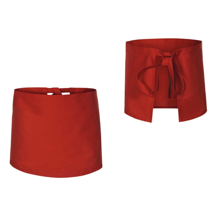 Piros szakácskötény 40 cm hosszú