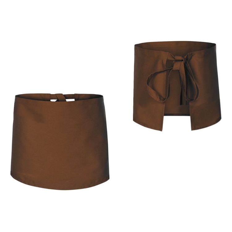 Barna szakácskötény 40 cm hosszú