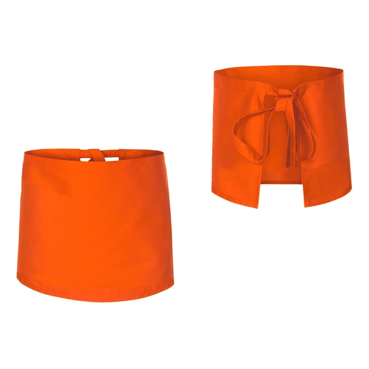 Narancssárga szakácskötény 40 cm hosszú