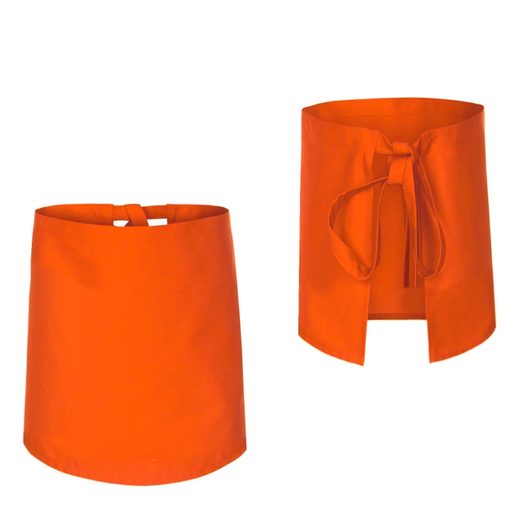 Narancssárga szakácskötény 60 cm hosszú