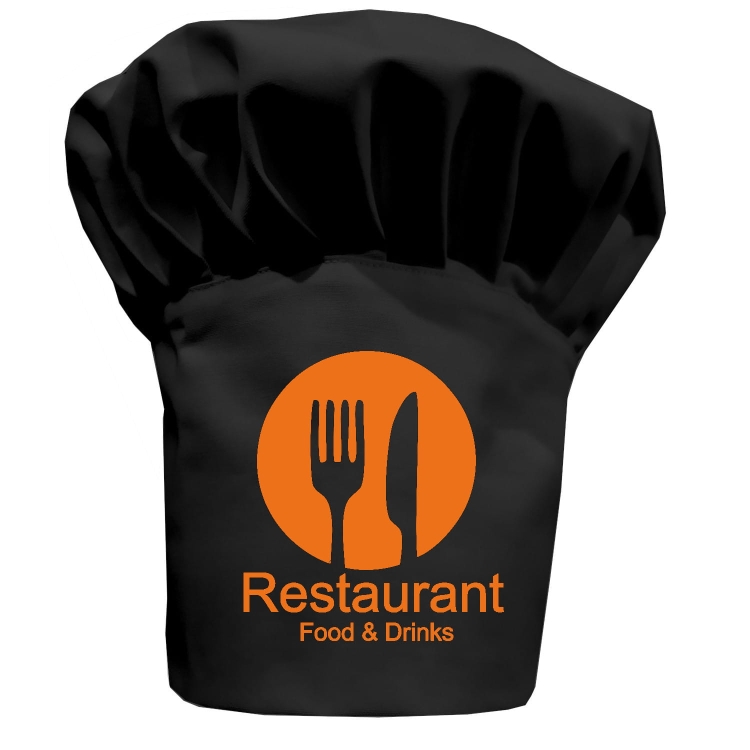 Szakács sapka Restaurant Food&Drinks a te feliratoddal