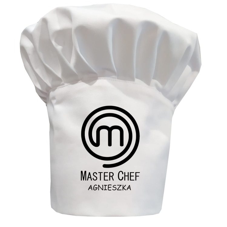 A te neved a Master Chef szakács sapkán.