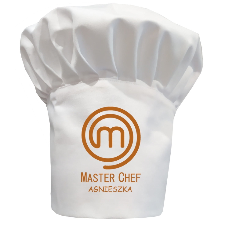 A te neved a Master Chef szakács sapkán.