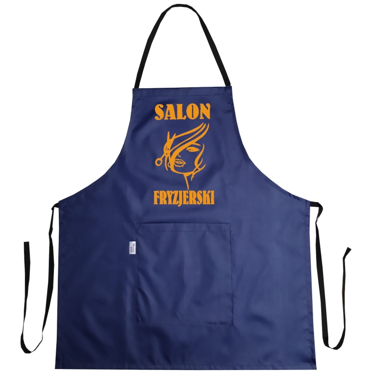 Hajszalon kötény 'Hajszalon' felirattal