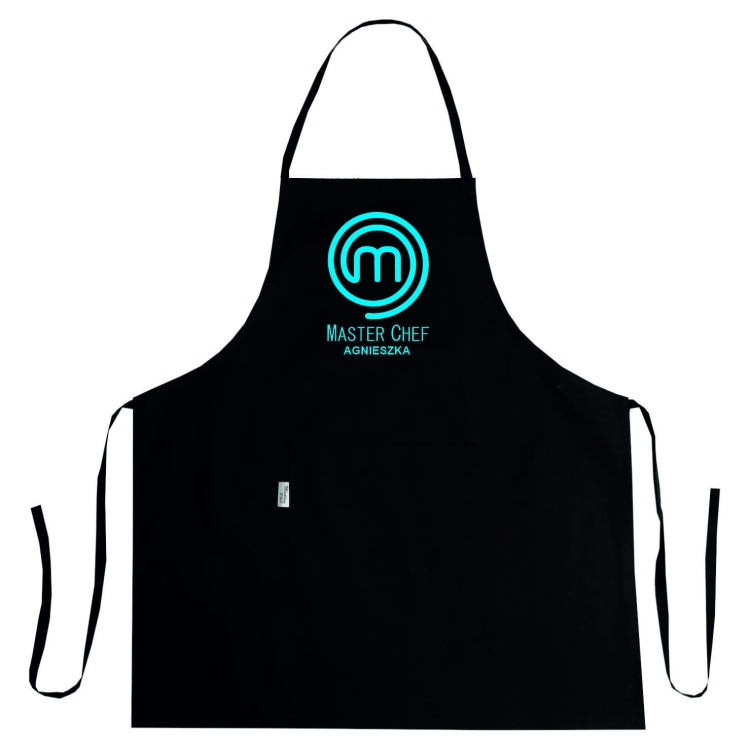 MASTER CHEF kötény névvel és vezetéknévvel nyomtatva