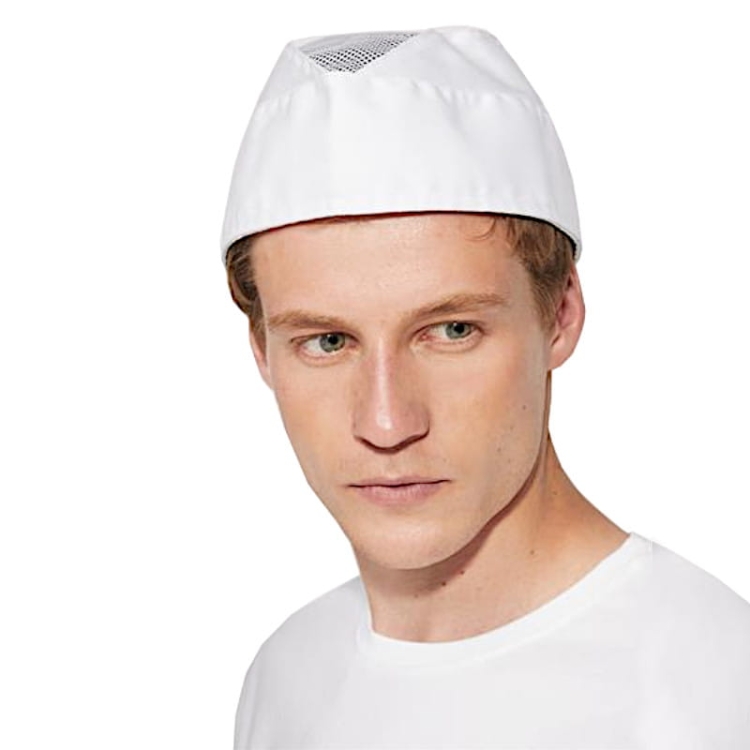 Fehér prémium hálós sapka