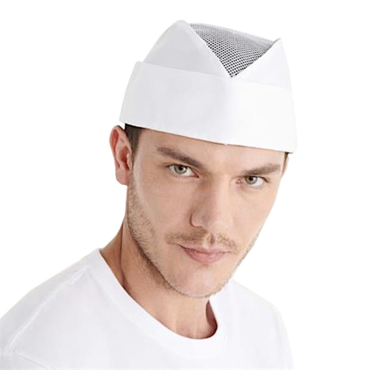 Fehér hálós prémium sapka
