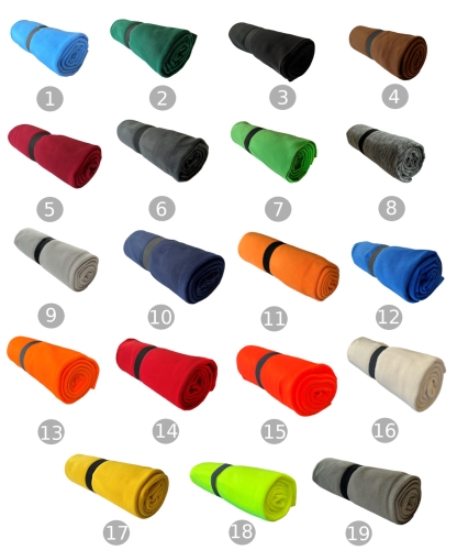 Lédús zöld polár takaró