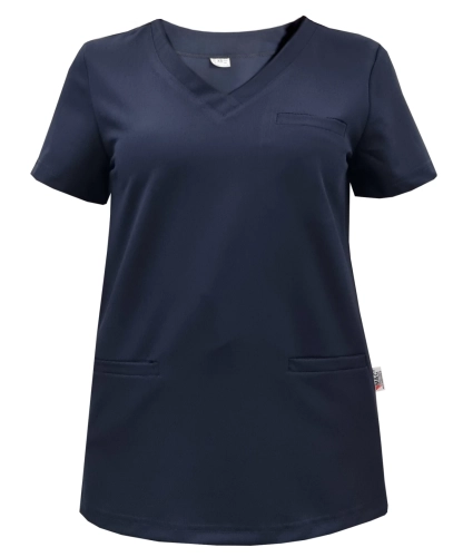 BASIC PREMIUM granatowa bluza medyczna damska