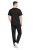 Męski komplet medyczny elastyczny czarny