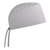 Czepek medyczny chirurgiczny wiązany unisex jasny szary prawy bok.png