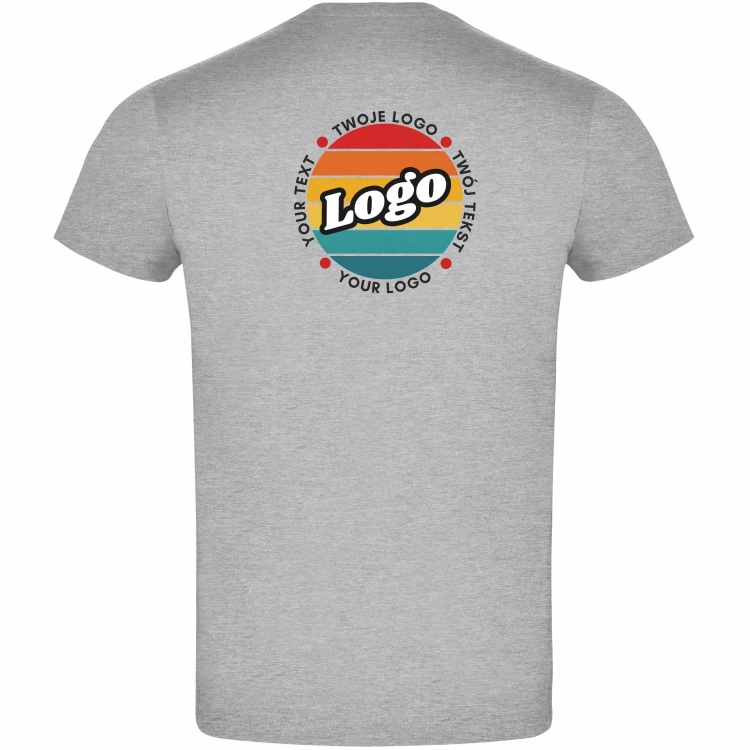 T-shirt koszulka szara personalizowana Twój własny nadruk logo kreator online tył.jpg