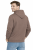 Bluza-dresowa-męska-z-kapturem-i-kieszeniami-kolor-odcień-brązu-widok-z-tyłu.png