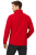 Kurtka męska softshell z kieszeniami zapinana na zamek kolor czerwony widok z tyłu.png