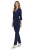 Komplet medyczny damski BASIC PREMIUM granatowy – 3/4 rękaw