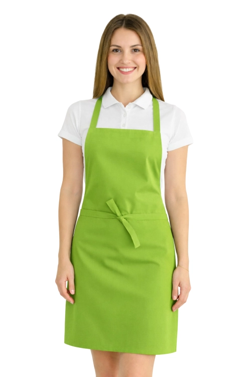 Fartuszek do kuchni dla gastronomii kolor limonka.png