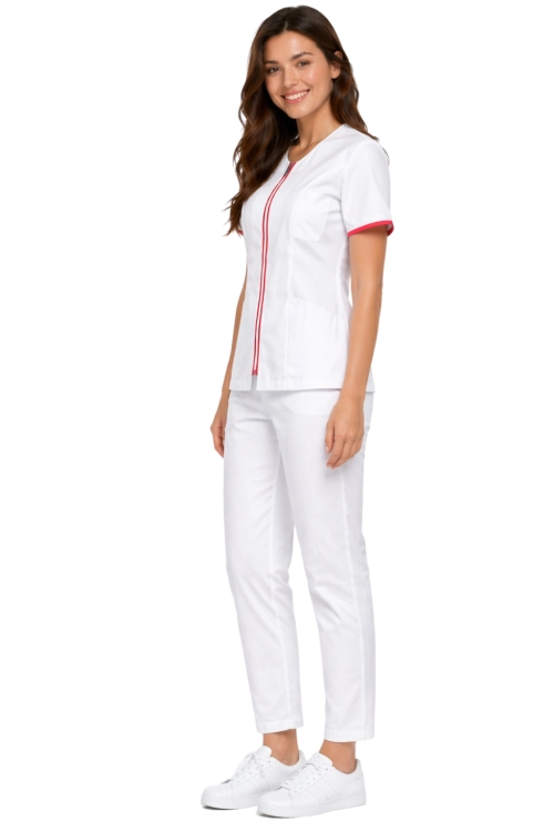 Medyczny komplet bluza na suwak  i cygaretki MEDICAL BEAUTY