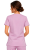 Pudrowy róż bluza medyczna damska Casual Premium_tył.png
