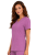 Casual Premium damska bluza medyczna winogronowa _bok.png