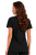 Czarna bluza medyczna damska Casual Premium_tył.png