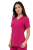 Casual Premium damska bluza medyczna amarantowa_bok.png
