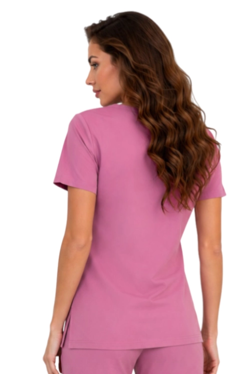 Brudny róż  bluza medyczna damska Casual Premium_tył.png