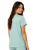 Miętowa bluza medyczna damska Casual Premium_tył.png