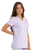 Damska bluza medyczna BASIC PREMIUM w kolorze wrzosowym_bok.png